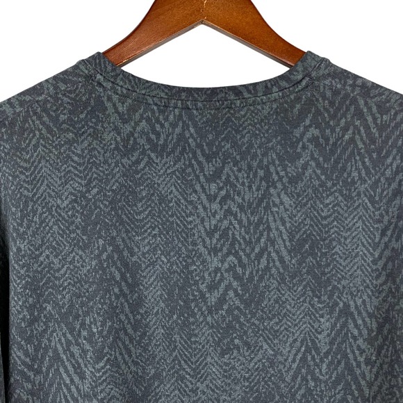 Athleta Studio to Street Splatter Pullover Sweatshirt Grey Women’s M - Picture 7 of 8